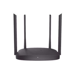 Router Inalámbrico WISP / Hasta 1200 Mbps / Doble Banda AC (2.4 GHz y 5 GHz) / 3 Puertos LAN 10/100 Mbps + 1 Puerto WAN 10/100 Mbps / 4 Antenas Externas Omnidireccional de 5 dBi / Interior