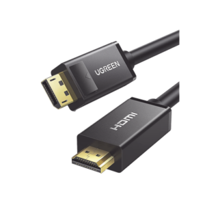 Cable DP Macho a HDMI Macho / Longitud 3 Metros (9.84 Pies) / Soporta 4K@30Hz / Soporta 3D / Cobre EstaÑado 28AWG / Blindaje Interno MÚltiple / TransmisiÓn Unidireccional / BotÓn de LiberaciÓn / Chip de Última GeneraciÓn