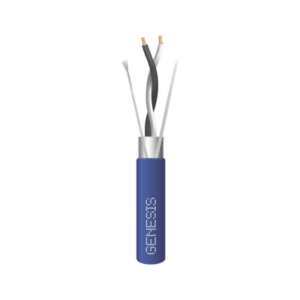 Bobina de 305 Metros (1000 Pies) / Cable 2 x 22 AWG / Color Azul / Blindado / Plenum / Trenzado para Aplicaciones de Transmisión de Datos a Alta Velocidad para Automatización, EIA-485, BACnet y Otros Sistemas de Comunicación