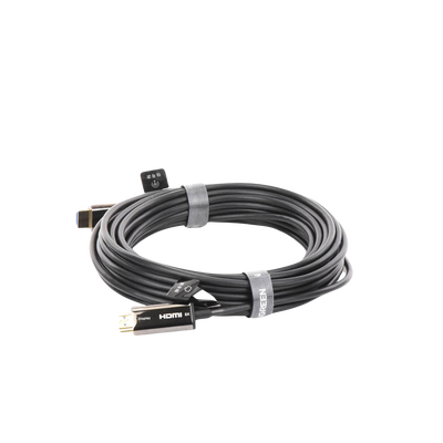Cable HDMI de 10 Metros (32.81 Pies) por Fibra Óptica 8K@60Hz / Fibra de 4 Núcleos + Cobre Estañado de 7 Núcleos / Compatible con HDMI 2.1 / Alta Velocidad 18 Gbps / 3D / HDR / Caja de Aleación Zinc / Premium - Image 2