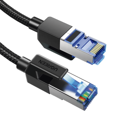 Cable Ethernet Cat8 Class F/FTP Redondo con Malla de Nylon 5 Metros (16.40 Pies) - Image 3