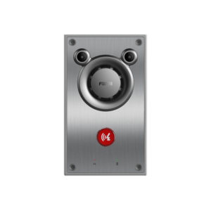 Intercomunicador IP de Emergencia / Altavoz 10W / 2 Líneas SIP / IP66 e IK10 Anti-vandálico / PoE 802.3af / Doble Micrófono con Reducción de Ruido / -40°C a 70°C