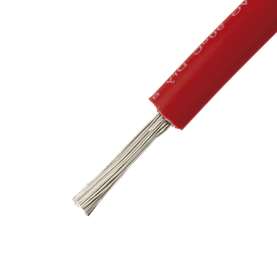 Cable Fotovoltaico Rojo / Cobre Estañado / 6 mm² (10 AWG) / 2000V / Rollo 100m / UL 4703 y TUV - Image 4