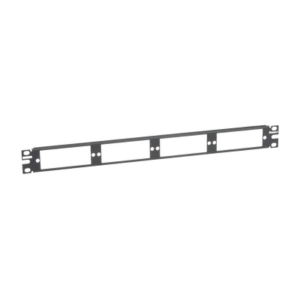 Patch Panel de Fibra Óptica, Para 4 Placas Acopladoras FAP o FMP, Color Negro, 1UR