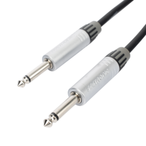 Cable de Audio | Plug 1/4 in a Plug 1/4 in Stereo | Carcasa Cromada | Conectores Seetronic | Longitud 3m