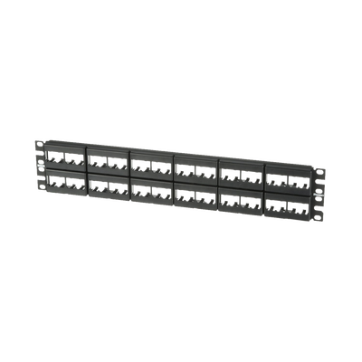 Panel de Parcheo Modular Mini-Com (Sin Conectores), Plano, Sin Blindaje, de 48 Puertos, 2 UR - Image 3