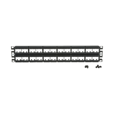 Panel de Parcheo Modular Mini-Com (Sin Conectores), Plano, Sin Blindaje, de 48 Puertos, 2 UR - Image 4