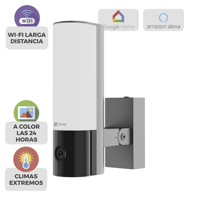 Cámara IP 4 Megapíxel / Wi-Fi / Lampara Integrada / Audio de dos vías / Imágen Nocturna a Color / Detección Humana / Audios Personalizables / Uso Exterior con Protección - Image 2