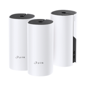 KIT 3 Routers Inalámbricos MESH Interior para Hogar / Doble Banda Wi-Fi 5 AC1200 Mbps / 2 Puerto Gigabit WAN/LAN / 2 Antenas Internas / Administración Mediante la App Deco (iOS, Android)