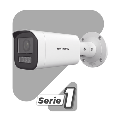 Bala IP 4 Megapíxel / Lente Mot. 2.8 a 12 mm / Dual Light (50 mts IR + 50 mts Luz Blanca) / ACUSENSE Lite / Audio de Dos Vías / Luz Intermitente y Alerta de Audio / Exterior IP67 / WDR 120 dB / PoE / Micro SD - Image 2