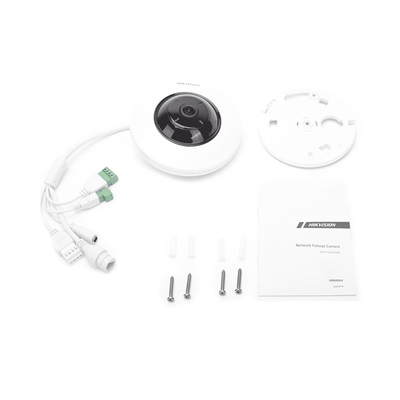 Mini Fisheye IP 5 Megapixel / Panorámica 180° - 360° / Microfono Integrado / 8 mts IR / Uso en Interior / PoE / Múltiples Vistas por iVMS-4200 / Alarmas I/O / Micro SD - Image 8