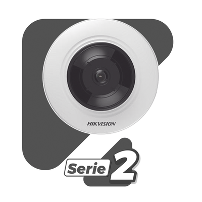 Mini Fisheye IP 5 Megapixel / Panorámica 180° - 360° / Microfono Integrado / 8 mts IR / Uso en Interior / PoE / Múltiples Vistas por iVMS-4200 / Alarmas I/O / Micro SD - Image 5