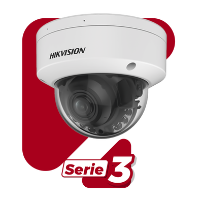 Domo IP 4 Megapixel / Lente Mot. 2.7 - 13.5 mm / Dual Light (40 mts IR + 40 mts Luz Blanca ) / SSD Integrado 1 TB / 2 Micrófonos Integrados / Alarmas I/O / IP67 / IK10 / WDR 130 dB / PoE + / AcuSense / DarkFighter S / Micro SD - Image 2
