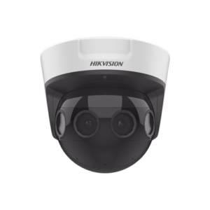 PanoVu Series / Vista Panorámica 180° / 8 Megapixel en Total / 4 Lentes 2.8 mm (2 Megapixel) / 20 mts IR EXIR / Exterior IP67 / IK10 / 12 Vcc / PoE+ / MicroSD