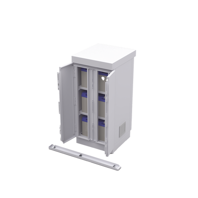 Gabinete de Seguridad de Lámina Galvanizada para Almacenamiento de Baterías (Hasta 6 baterías PL110D12). - Image 6