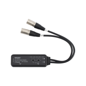 Extensor de Audio Dante® 2CH XLR Output Adapter | Entrada Digital Dante® | Salida XLR Balanceada/No Balanceada | Latencia Configurable 1-5ms | HDMI 1.4 | HDCP 1.4 | PoE IEEE802.3af | USB-C | Transmisión 100m