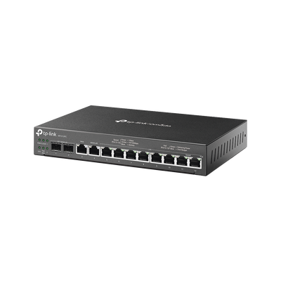 Router Omada VPN / SDN Multi-WAN 1G / Switch con PoE y Controlador / 2 puerto WAN/LAN SFP 1G / 1 Puerto RJ45 WAN / 1 Puerto WAN/LAN RJ45 / 8 Puertos PoE+ LAN RJ45 / 24,980 Sesiones Concurrentes - Image 3