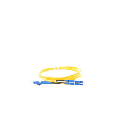 Jumper de Fibra Optica Monomodo 9/125 OS2, LC-LC Duplex, OFNR (Riser), Color Amarillo, 2 Metros (6.56 Pies) - Image 4