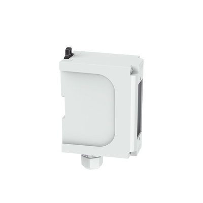 Panel de Parcheo Modular para Fibra Óptica, de Instalación en Riel DIN Estándar de 35 mm (1.38 pulgadas), Acepta Una Placa Acopladora FAP, Color Gris - Image 4