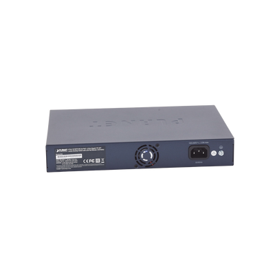 Switch PoE+ / Distancia 250 Metros / 8 Puertos + 2 Combo TP/SFP Gigabit y Pantalla LCD Para Monitoreo - Image 4