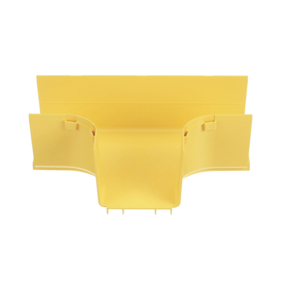 Accesorio en T Horizontal, Con Ángulos a 90º, Para Canaletas FiberRunner™ 4X4, Color Amarillo - Image 2