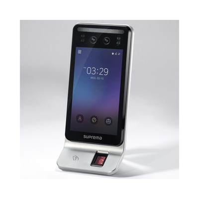 Lector Multi-tecnologia con detector de cubrebocas- Reconocimiento Facial, Huella, Tarjeta Móvil y lector de RFID(125kHz EM & 13.56 Mhz MIFARE) Compatible con BioStar2, Uso para Control de Acceso y Asistencia - Image 3
