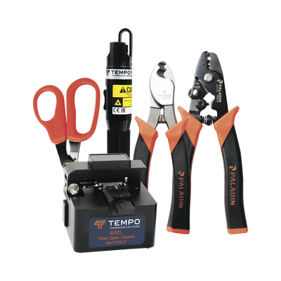 Kit de Herramientas para Terminación de Conectores de Fibra Óptica Prepulidos con Cleaver de 2 Pasos - Image 2