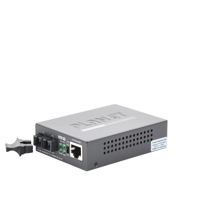 Convertidor de Medios 1000 Mbps UTP/Fibra Óptica Mono-Modo Hasta 20 Km, Conector SC - Image 2