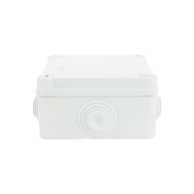 Caja Estanca de PVC Para Derivación y Conexión, 6 Entradas, Tapa con Tornillo de 1/4" de Vuelta, 100x100x50 mm (Área Interna), Uso Exterior IP55, Material que no Propaga el Fuego y Libre de Hálogenos - Image 5