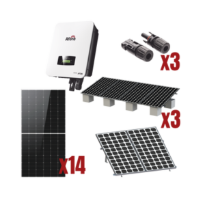 Kit Solar Interconexion / 8kW 220Vca / Inversor AFORE / Montaje Incluido