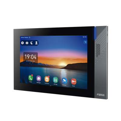 Monitor IP/SIP para interior con Android, Wi-Fi, Bluetooth, Pantalla táctil de 10.1", audio de 2 vías, PoE, 8 interfaces de entrada de alarma. - Image 2