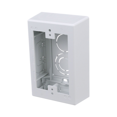 Caja de Pared Superficial, Uso Universal con Placas de Pared, con Cinta Adhesiva, Color Blanco - Image 3