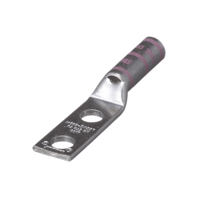 Zapata de compresión LCC1/0-38DW-X para cal. 1/0 Awg, Doble barreno para tornillo prisionero de 3/8, 1 Pz - Image 3