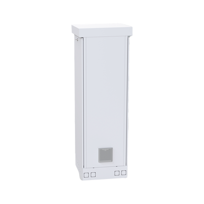 Gabinete para Piso, Capacidad, 31 Unidades de Rack, Doble puerta y Postes frontales e intermedios ajustables, Color Blanco, Se envía el Gabinete Armado. - Image 2