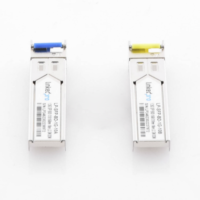 Transceptores Ópticos Bidireccionales SFP (Mini-Gbic) / Monomodo 1310 & 1550 nm / 1.25 Gbps / 1000BASE-BX / Conector LC/UPC Simplex / DDM / Hasta 10 km / 2 Piezas - Image 2
