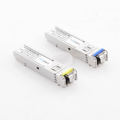 Transceptores Ópticos Bidireccionales SFP (Mini-Gbic) / Monomodo 1310 & 1550 nm / 1.25 Gbps / 1000BASE-BX / Conector LC/UPC Simplex / DDM / Hasta 5 km / 2 Piezas - Image 3