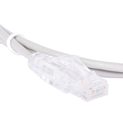 Cable de Parcheo Slim UTP Cat6 - 1.5 Metros (4.92 Pies) Gris Diámetro Reducido (28 AWG) - Image 3