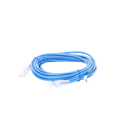 Cable de Parcheo Slim UTP Cat6A - 3 Metros (9.84 Pies) Azul, Diámetro Reducido (28 AWG) - Image 2