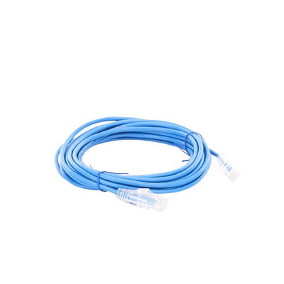 Cable de Parcheo Slim UTP Cat6A - 3 Metros (9.84 Pies) Azul, Diámetro Reducido (28 AWG) - Image 5