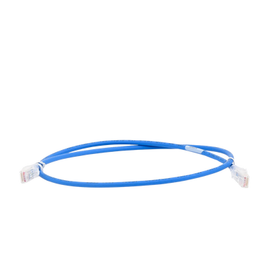 Patch Cord MC6 Modular Cat6 UTP, CM/LS0H, 0.91 Metros (3 Pies), Color Azul, Versión Bulk (Sin Empaque Individual) - Image 3