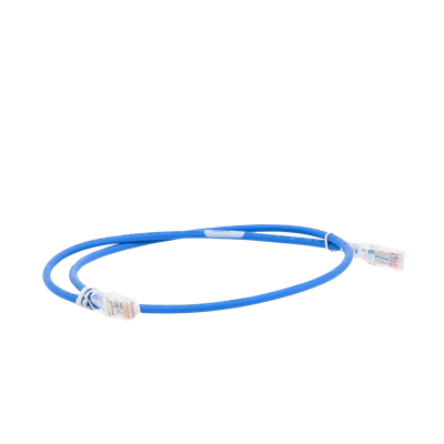 Patch Cord MC6 Modular Cat6 UTP, CM/LS0H, 0.91 Metros (3 Pies), Color Azul, Versión Bulk (Sin Empaque Individual) - Image 4