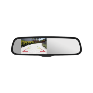 Espejo retrovisor con Pantalla LCD con atenuación automática cuenta con entradas de video duales