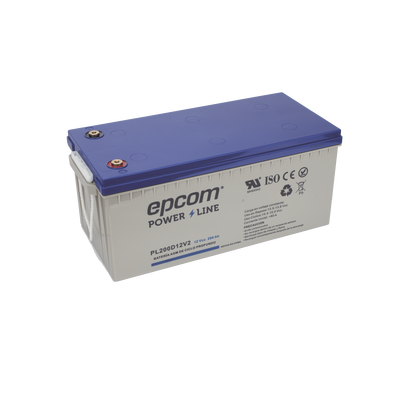 Batería de respaldo 12 V 200 Ah AGM | Certificada UL94-HB Retardo a la flama básica | Ciclo profundo | Para uso en aplicaciones fotovoltaicas y de emergencia | Terminales T5 - Image 3