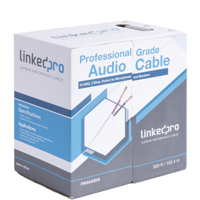 Cable para Audio Profesional de 2 Conductores Calibre 18 para Aplicaciones de Audio y Automatización Bobina de 152 Metros (500 Pies) - Image 2