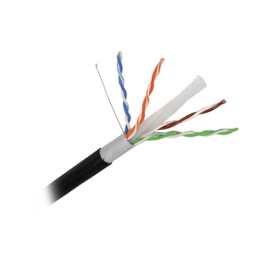 Cable Cat6+ Calibre 23, UTP, Intemperie con Gel Doble Chaqueta, ETL, UL, Color Negro de 305 Metros (1000 Pies), para Climas Extremos - Image 3