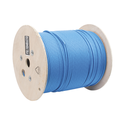 Bobina de Cable Blindado S/FTP de 4 Pares, Cat7, Inmune a Ruido e Interferencias, LSZH (Bajo Humo, Cero Halógenos), Color Azul, Bobina de 500 Metros (1640 Pies) - Image 3