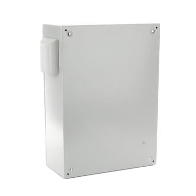 Gabinete Ventilado de Acero IP55 Uso en Exterior (500 x 700 x 250 mm) con Placa Trasera Interior Metálica y Compuerta Inferior Atornillable. Incluye Ventilador, Ventilas, filtros, Chapas y Llave T. - Image 3