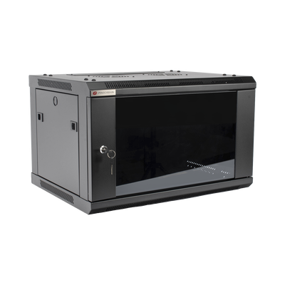 Gabinete PRECISION, Con Puerta de Cristal Templado, de 19in, 6UR, 450mm de Profundidad, Color Negro - Image 2