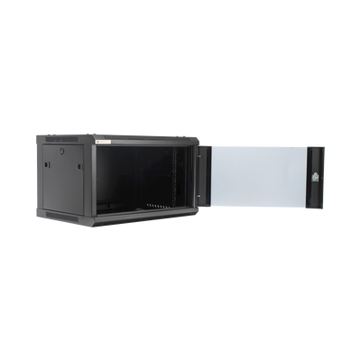 Gabinete PRECISION, Con Puerta de Cristal Templado, de 19in, 6UR, 450mm de Profundidad, Color Negro - Image 3