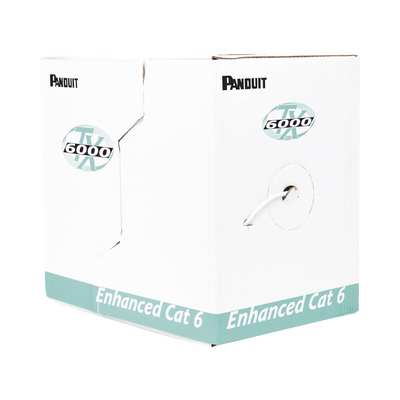 Bobina de Cable UTP 305 Metros (1000 Pies) de Cobre, TX6000™ PanNet, Reelex, Gris, Categoría 6 Mejorado (23 AWG), PVC (CMR, Riser), de 4 Pares - Image 3